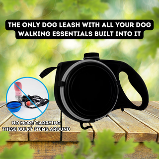 Multifunctional Dog Leash with Water Container